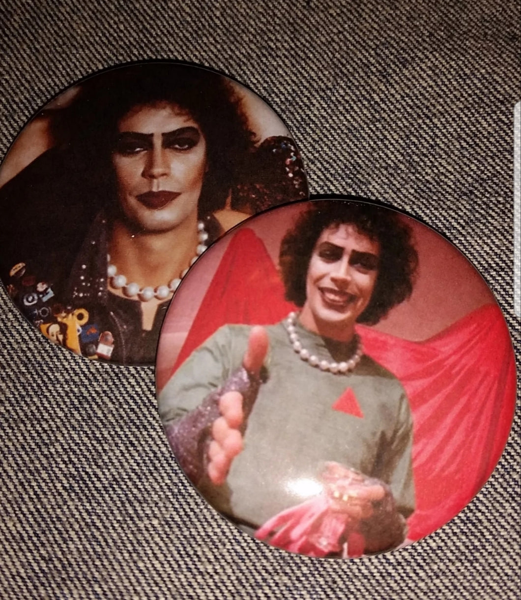 Dr Frank pin back buttons