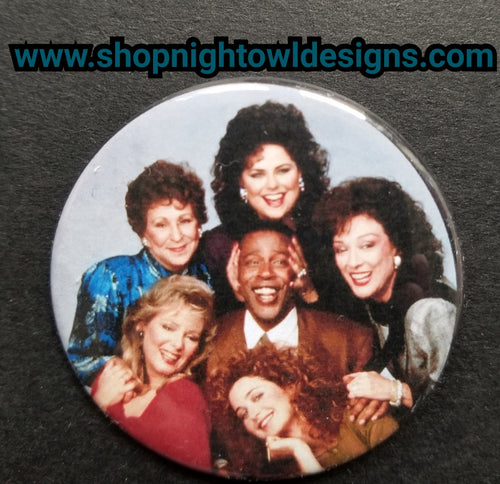 Sugarbakers and Friends Pin Back Button