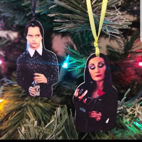 The Addams Ladies Ornament