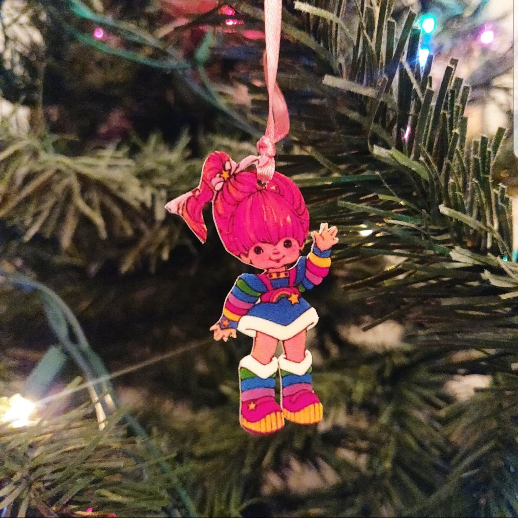 Rainbow B Ornament