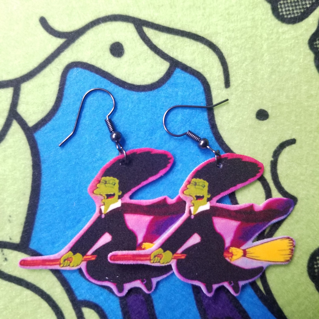 Marge the Witch earrings