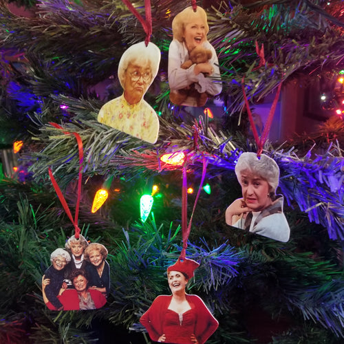 Golden Gals Ornaments - Set 2