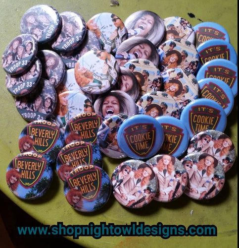 Cookie Time pin back button