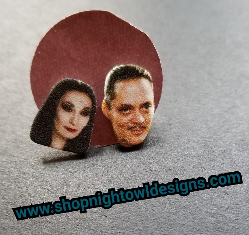 The Addams' Post Earrings