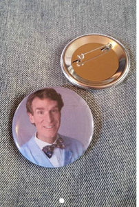 Bill the Science Guy pin back button