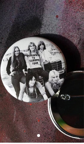 Cherry Bomb pin back button