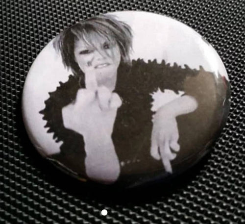 Janet Finger pin back button