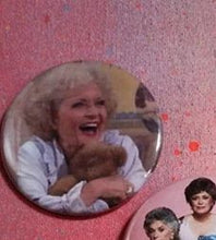 Golden Gals cast pin back button