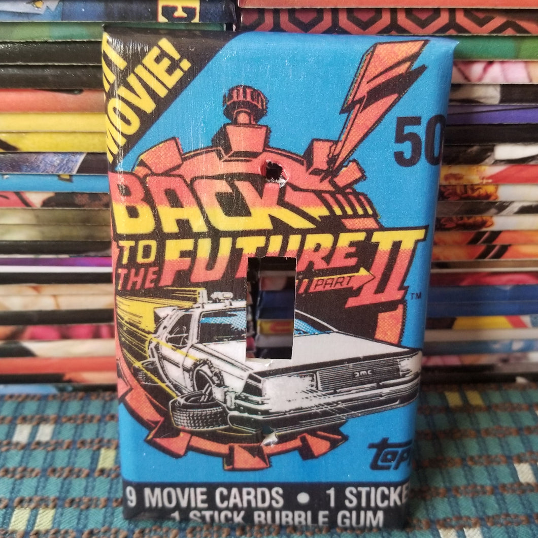 88 MPH  80s Trading Cards Light Switch Plate