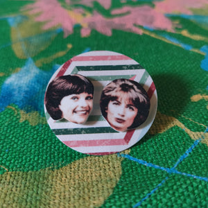 Laverne and Shirley Post Earrings