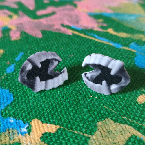 Fangs Post Earrings