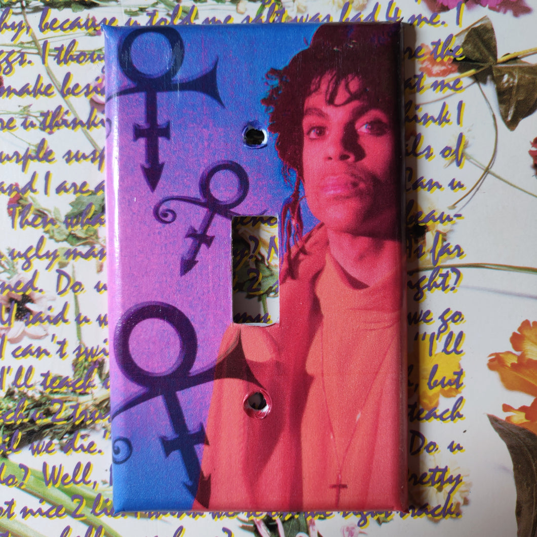 The Purple One Light Switch Plates