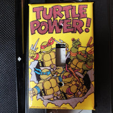 Turtle Power 80s Trading Cards Light Switch Plate