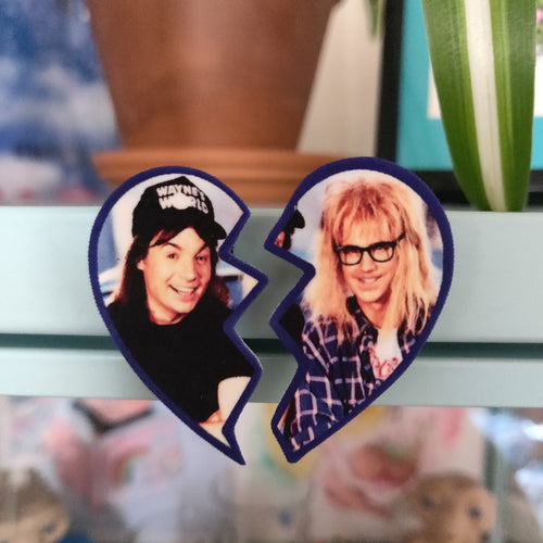 Wayne + Garth Broken Heart MAGNET SET
