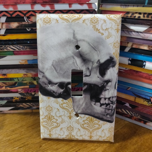 Skull Light Switch Plate