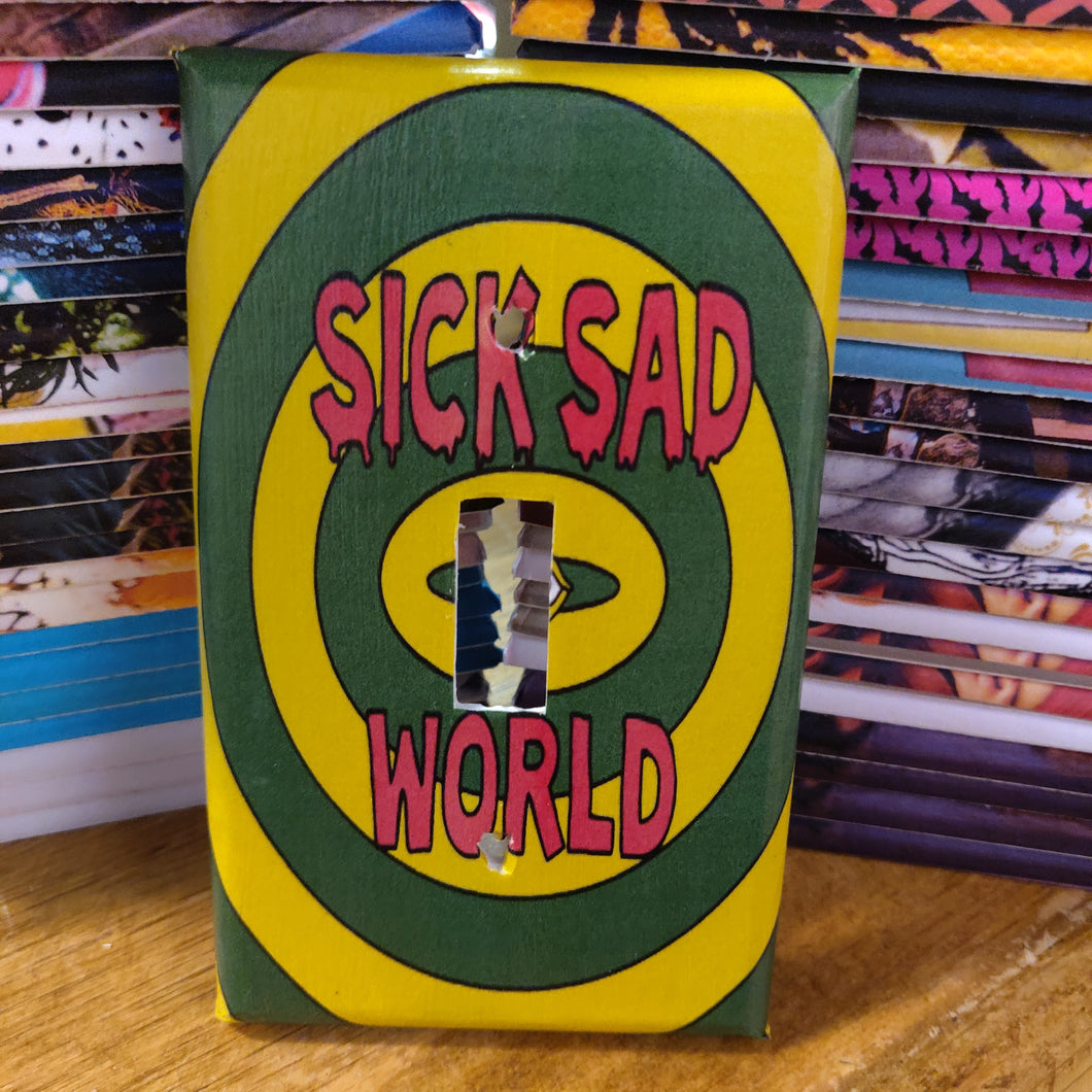 Sick Sad Light Switch Plate