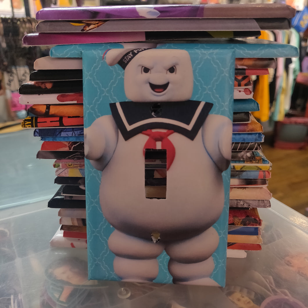 Puft Man Light Switch Plate
