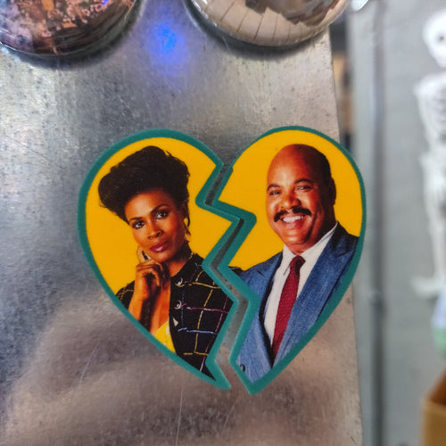 Aunt Viv + Uncle Phil Broken Heart MAGNET SET