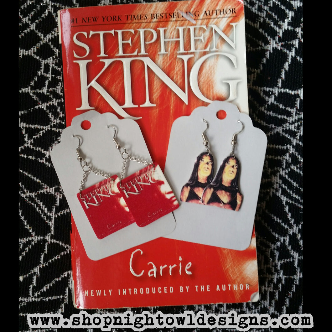 Carrie book Earrings