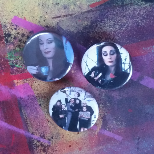 The Addams' (90s) Pin Back Buttons