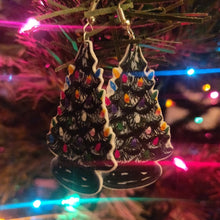 Your Mama's Ceramic Light Up Tree Earrings