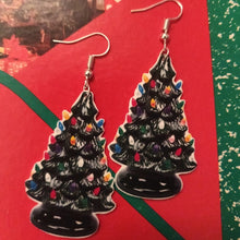 Your Mama's Ceramic Light Up Tree Earrings