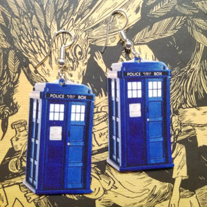 Who Call Box Earrings