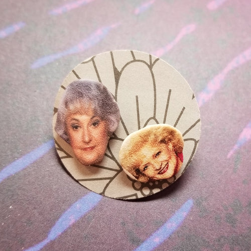 Golden Gals Post Earrings