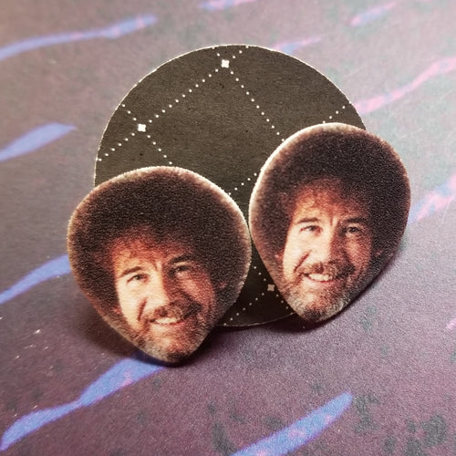 Happy Painter Post Earrings