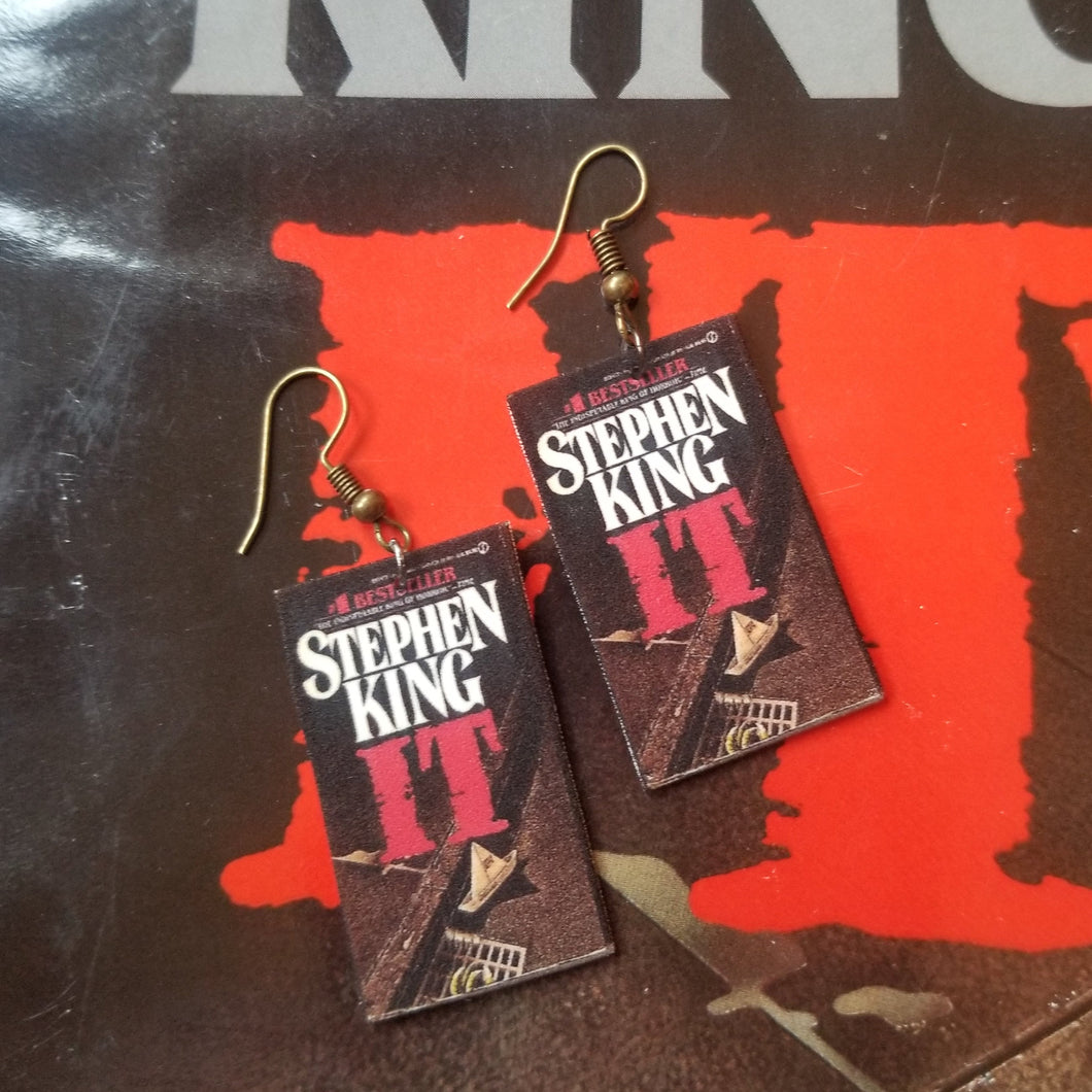 It Book Earrings