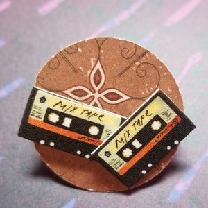 Mix Tape Post Earrings