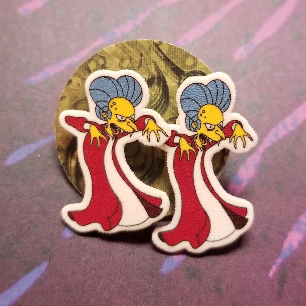 Monty the Vampire Post Earrings