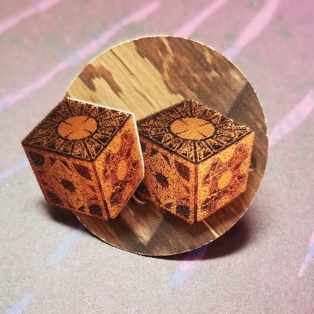 Puzzlebox Post Earrings