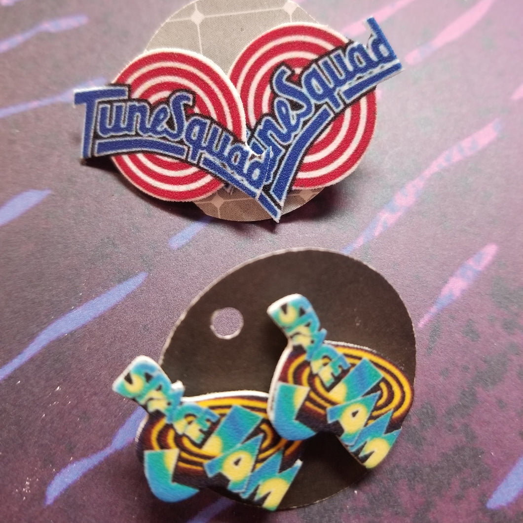 Space Toons Post Earrings