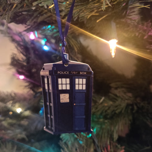 Who Call Box Christmas Ornament